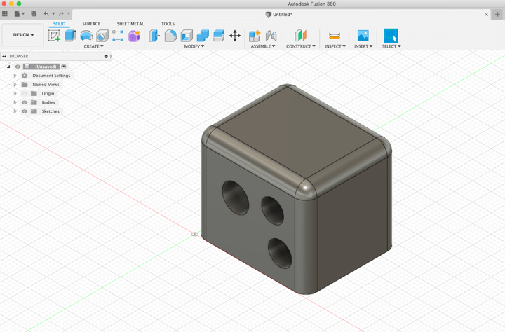 Fusion 360 UI