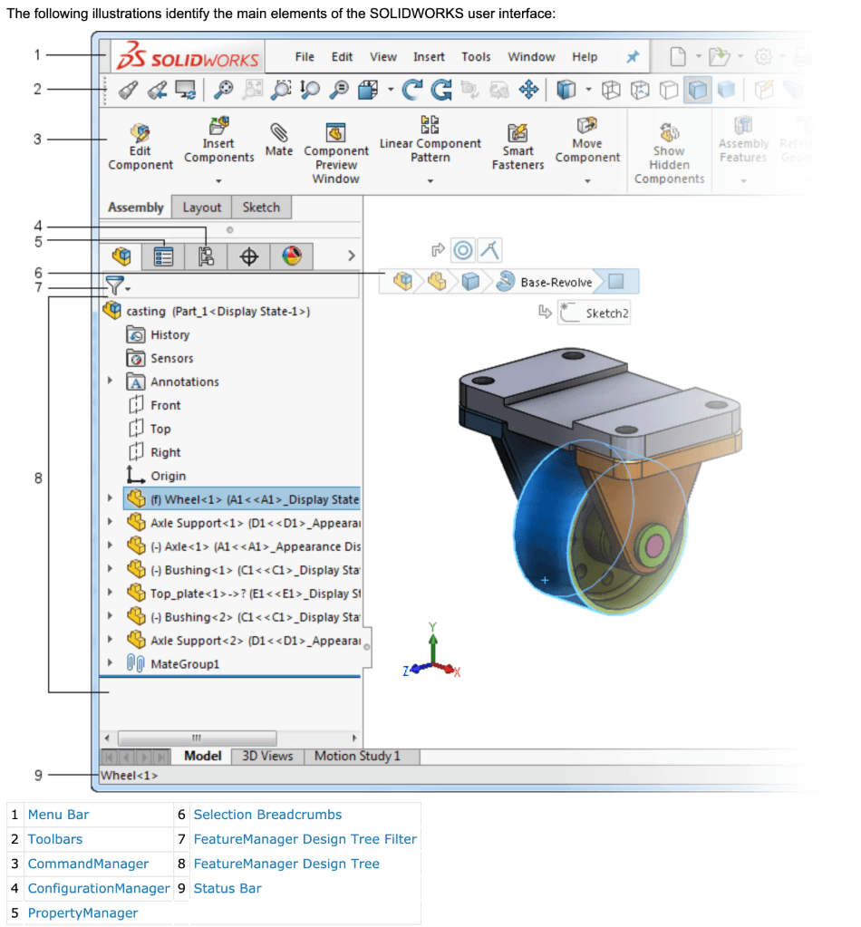 Solidworks UI