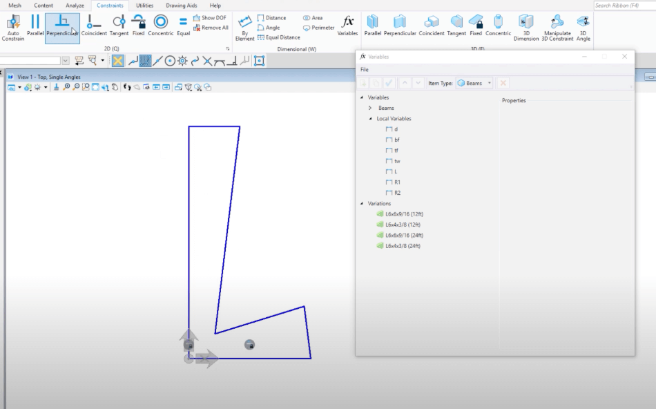 Microstation Constraint Based and Parametric Modeling Design