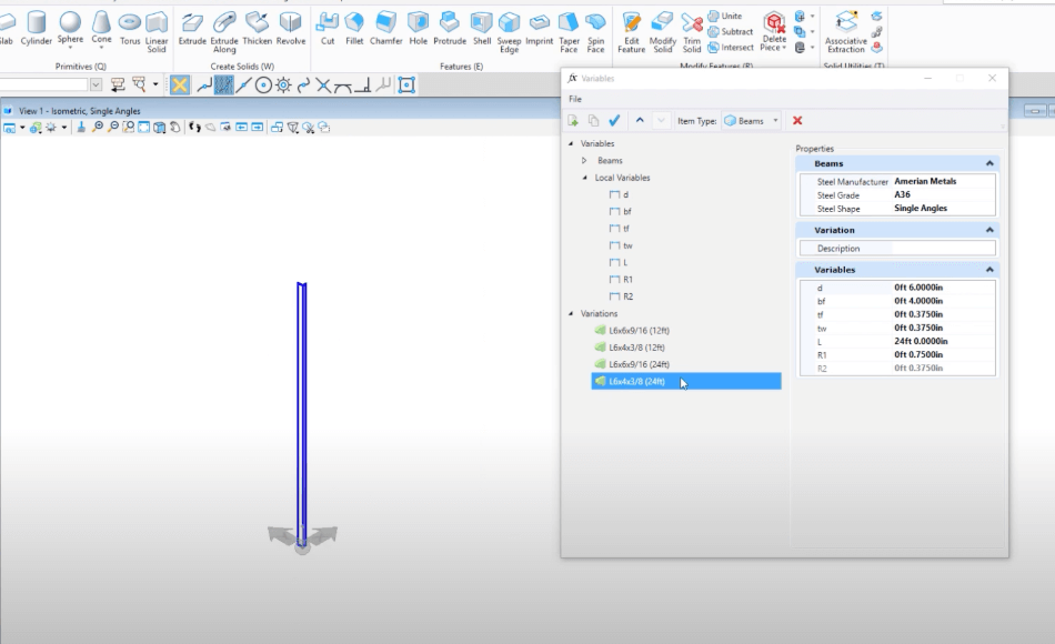 Microstation Constraint Base and Parametric Modeling Variables