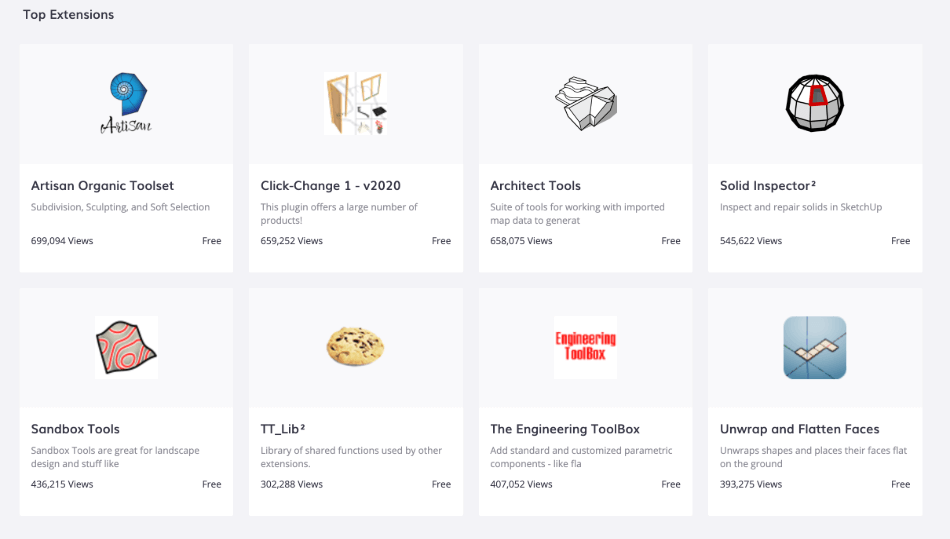 Sketchup Extension Warehouse Crowd Source Extensions